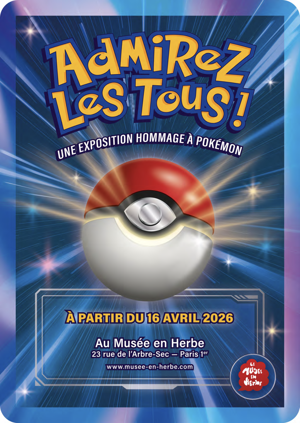 Quel meilleur endroit que le Musée en Herbe — lieu ludique, joyeux et intergénérationnel — pour célébrer les 30 ans de Pokémon ?
